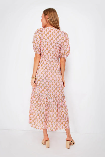 Pink Little Marigolds Lucy Dress