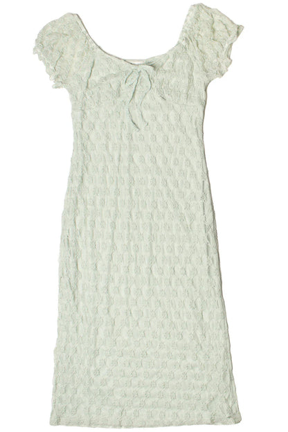 Floral Lace Sweetheart Midi Dress