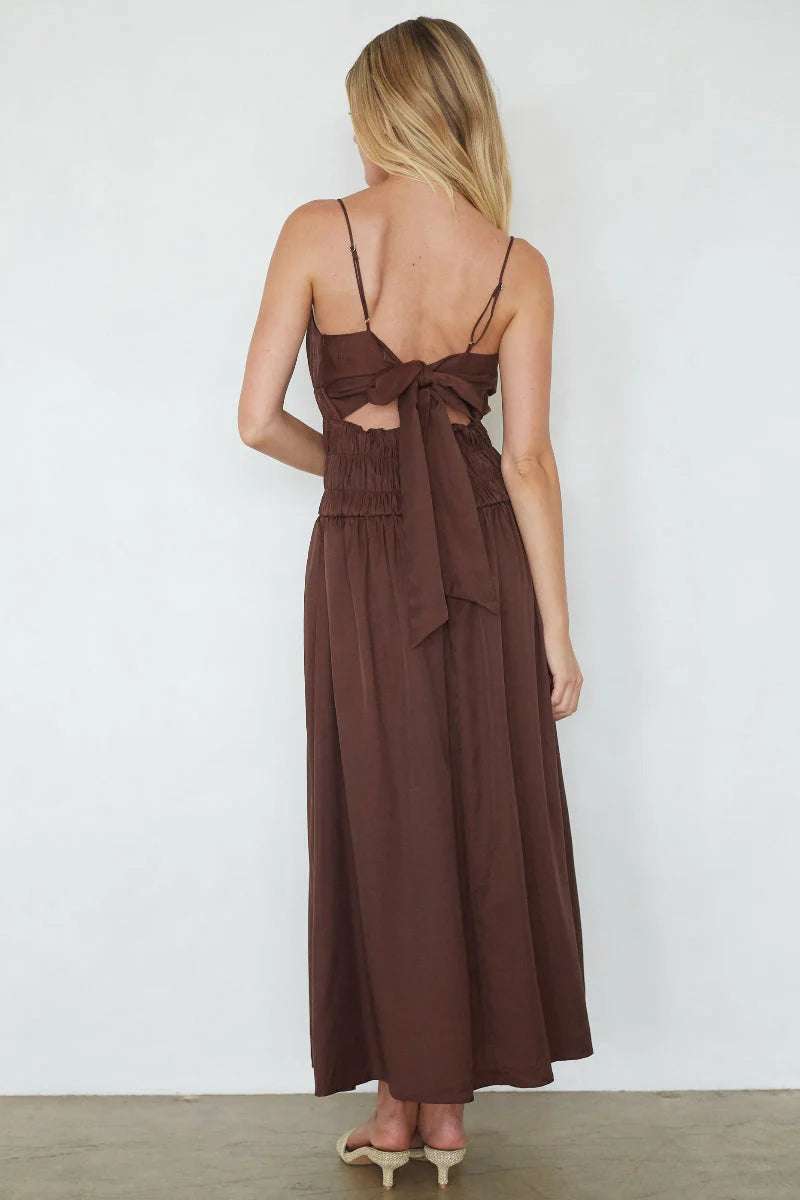 Roxana Smocked Midi Dress